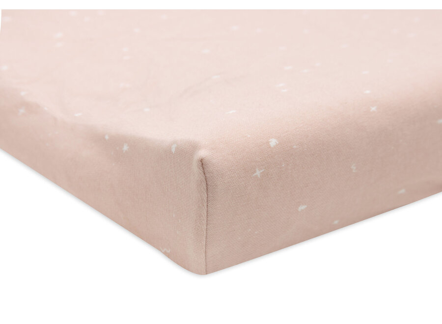Aankleedkussenhoes Jersey 50x70cm Twinkling Wild Rose