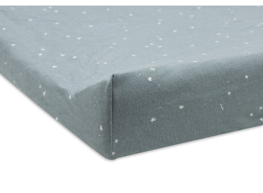 Aankleedkussenhoes Jersey 50x70cm Twinkling Sea Green
