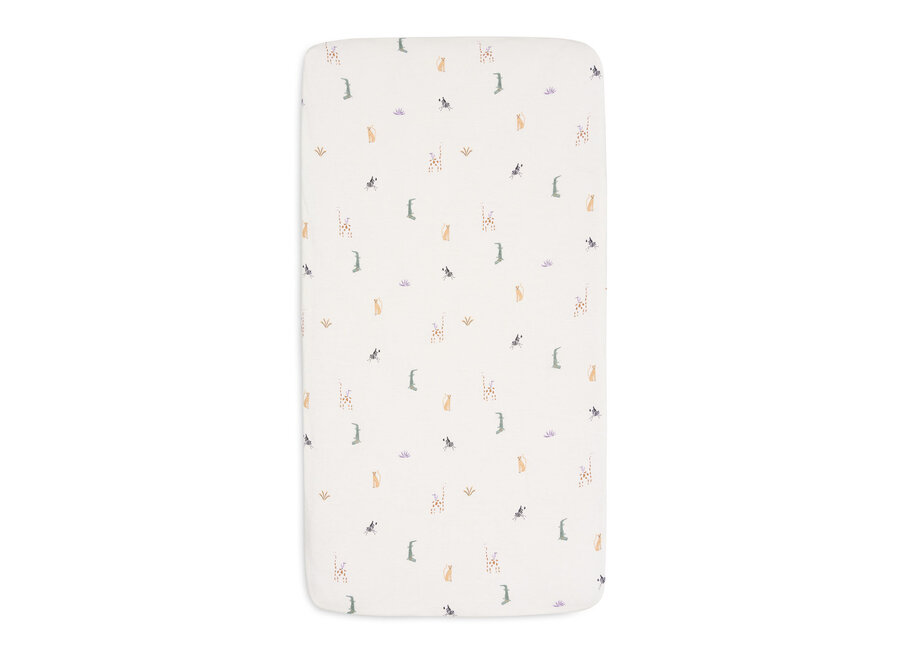 Hoeslaken Jersey 70/75x140/150cm Jungle Jambo