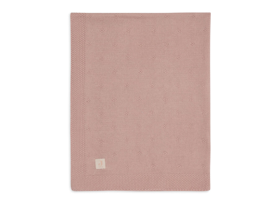 Deken Wieg 75x100cm Cosy Knit Wild Rose