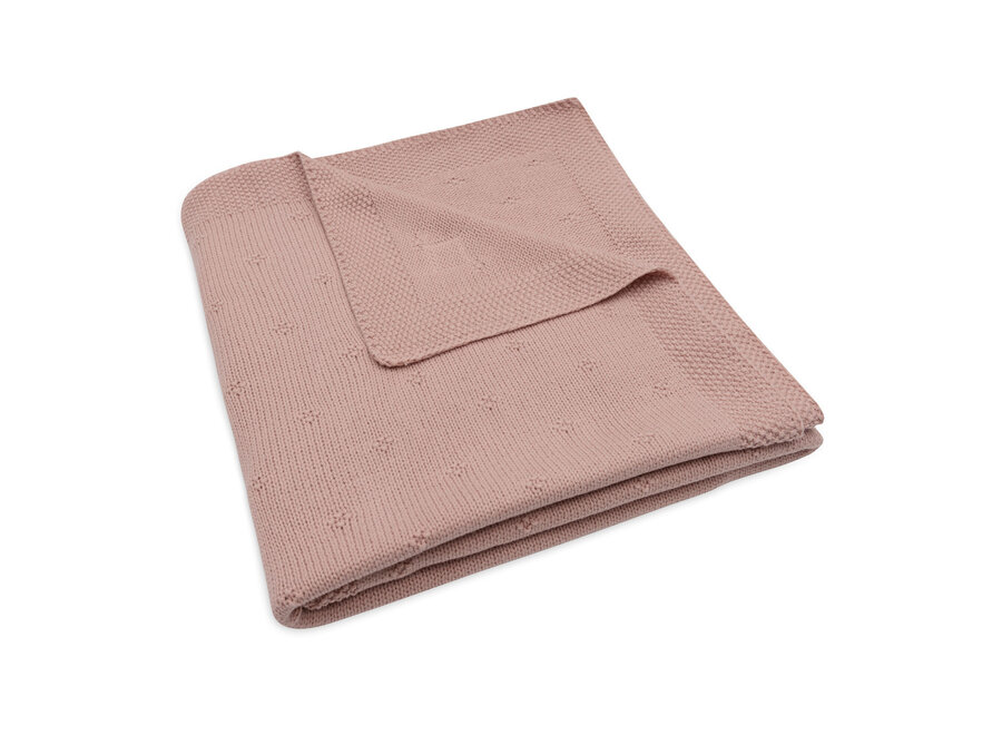 Deken Ledikant 100x150cm Cosy Knit Wild Rose