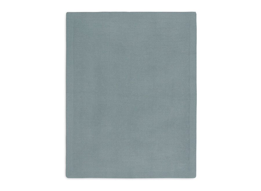 Deken Ledikant 100x150cm Cosy Knit Sea Green