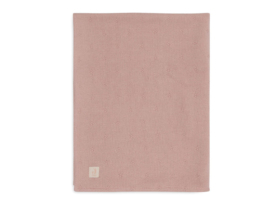 Deken Wieg 75x100cm Cosy Knit Wild Rose/Velvet