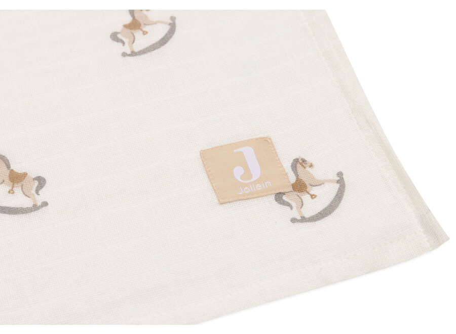 Hydrofiele Doek Large 115x115cm Nostalgic Ride (2pack)