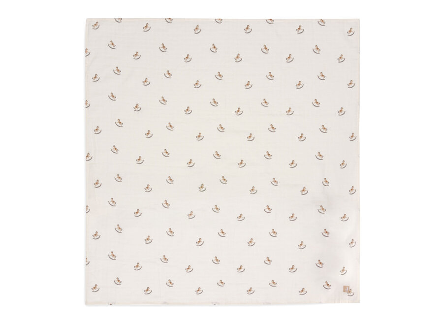 Hydrofiele Doek Large 115x115cm Nostalgic Ride (2pack)