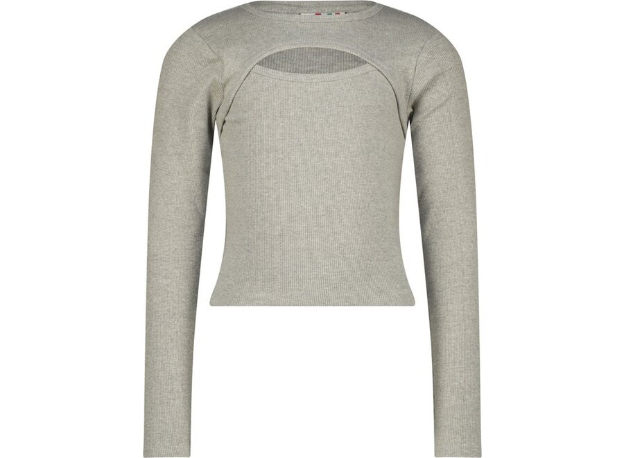 Meisjes Longsleeve G-Basic-Rib Detail