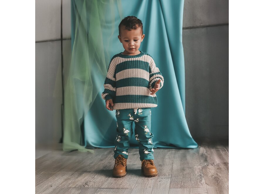 Stripe | Oversized Sweater YWNO-735NAZ