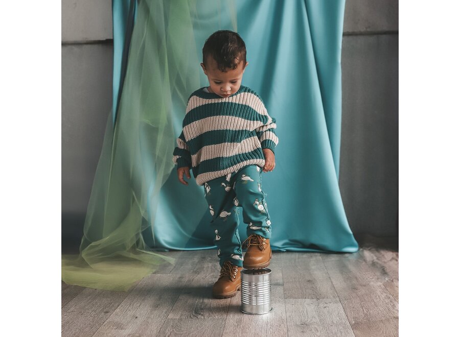 Stripe | Oversized Sweater YWNO-735NAZ
