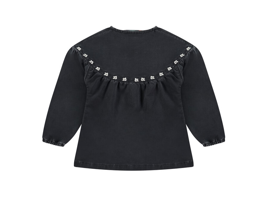 girls denim blouse, SSA24508570