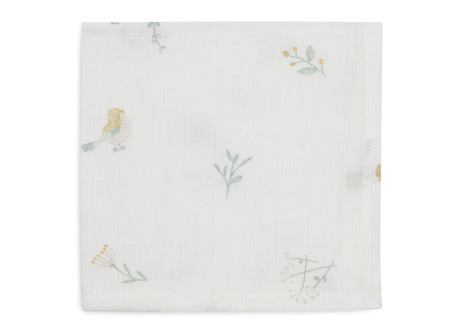 Hydrofiel Monddoekje 31x31cm Lovely Birds (3pack)