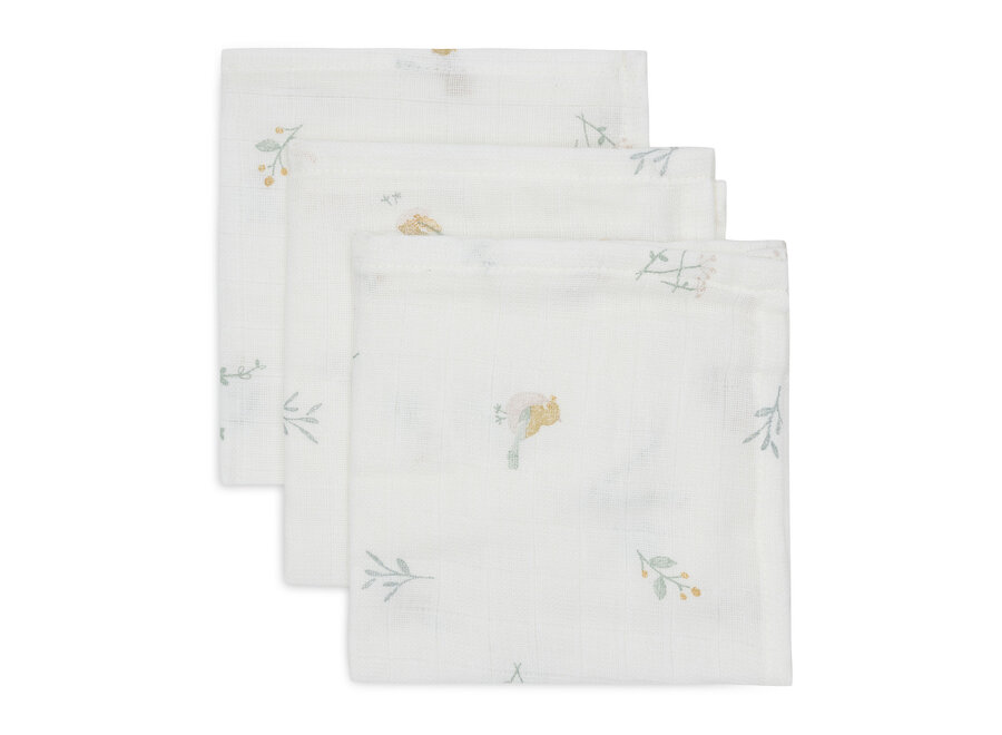 Hydrofiel Monddoekje 31x31cm Lovely Birds (3pack)