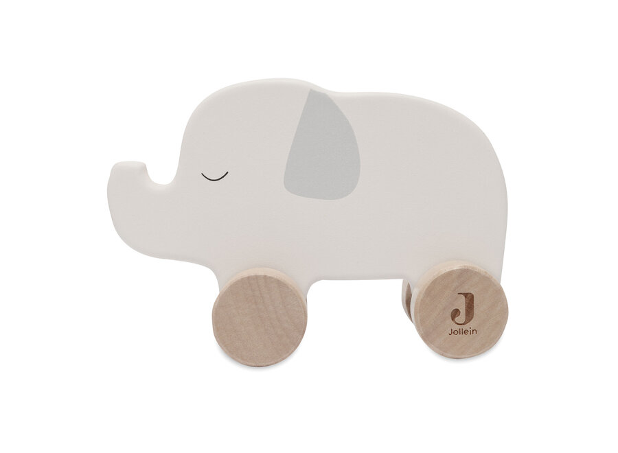 Houten Olifant op Wielen - Jungle Jambo