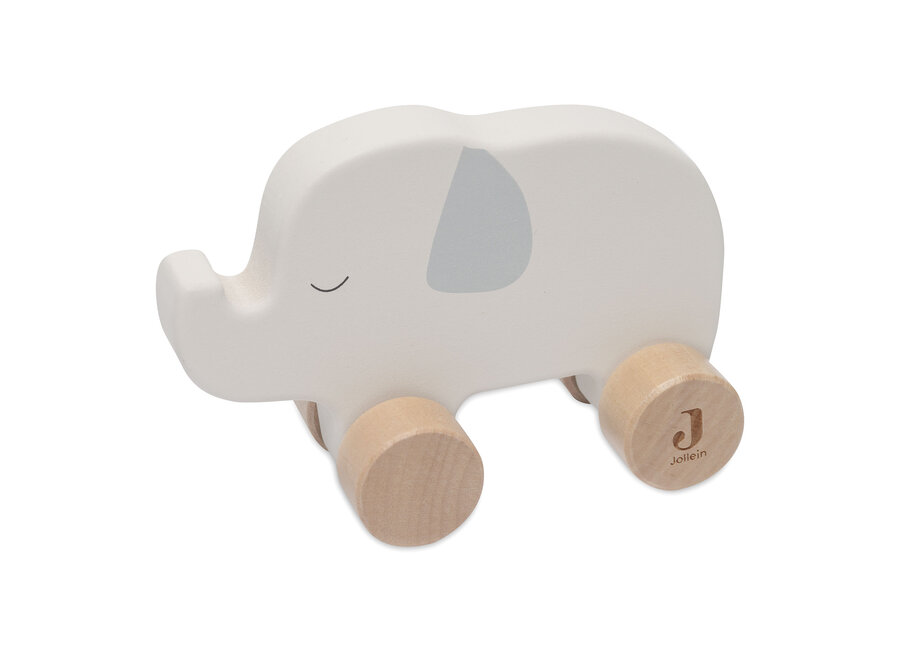 Houten Olifant op Wielen - Jungle Jambo