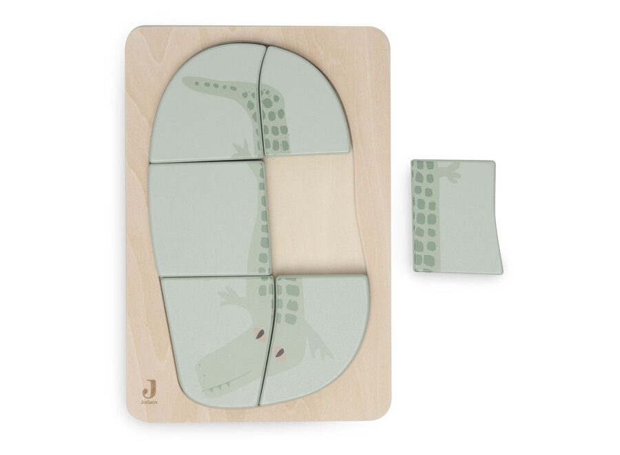 Houten Puzzel Croco