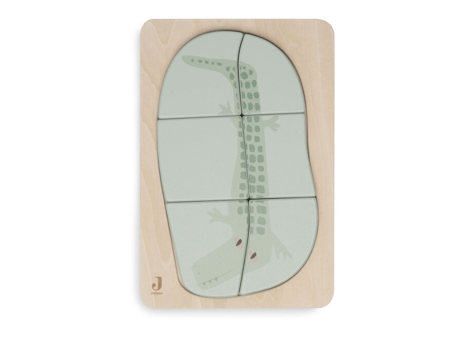Houten Puzzel Croco
