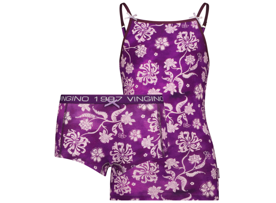 Meisjes Ondergoedsetje. Singlet + Boxer