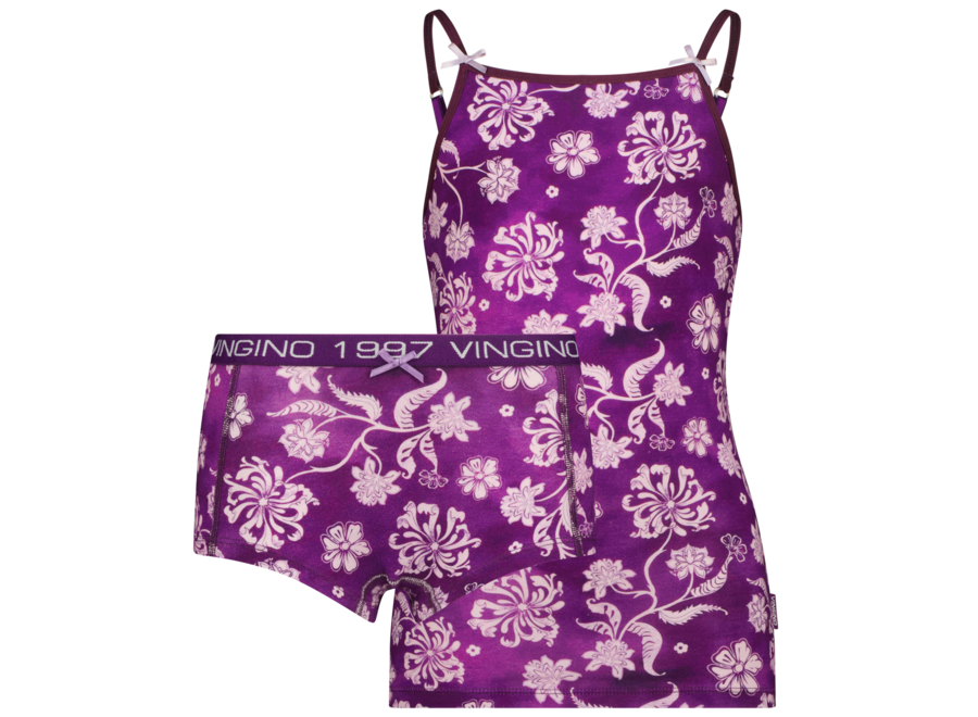 Meisjes Ondergoedsetje. Singlet + Boxer
