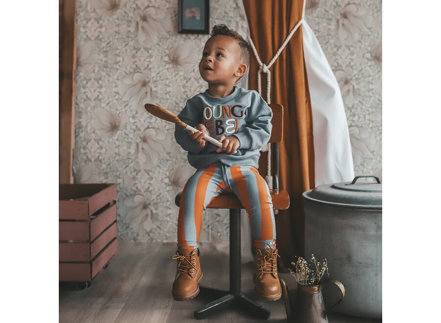 Stripe | Fitted Pants