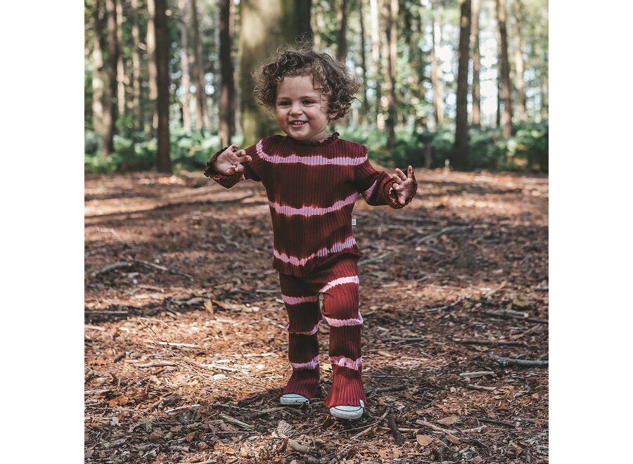 Tie Dye Stripe | Flared Legging