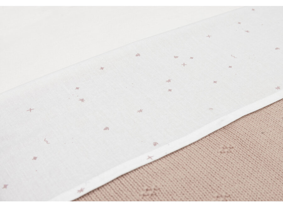 Laken Wieg 75x100cm Twinkling Wild Rose