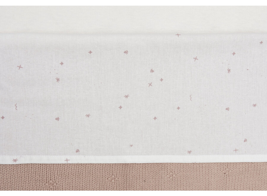 Laken Wieg 75x100cm Twinkling Wild Rose