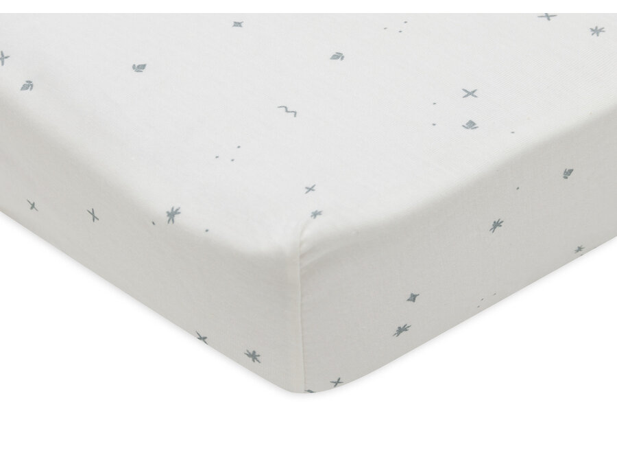 Hoeslaken Jersey 40/50x80/90cm Twinkling Sea Green