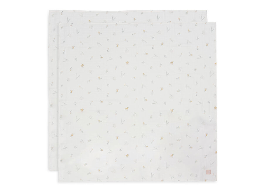 Hydrofiele Doek Large 115x115cm Lovely Birds (2pack)