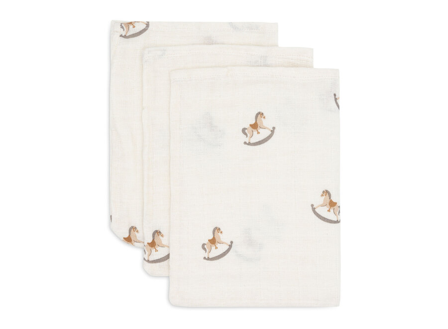 Hydrofiel Washandje 15x20cm Nostalgic Ride (3pack)