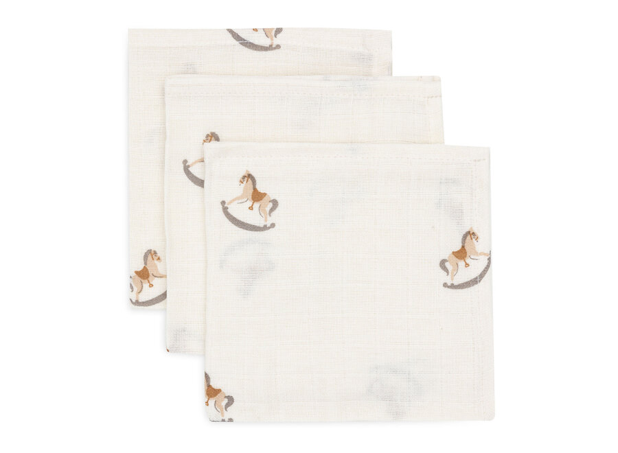 Hydrofiel Monddoekje 31x31cm Nostalgic Ride (3pack)