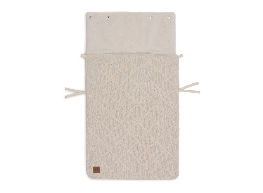 Voetenzak groep 0+ 3/5 punts Check Knit Oatmeal