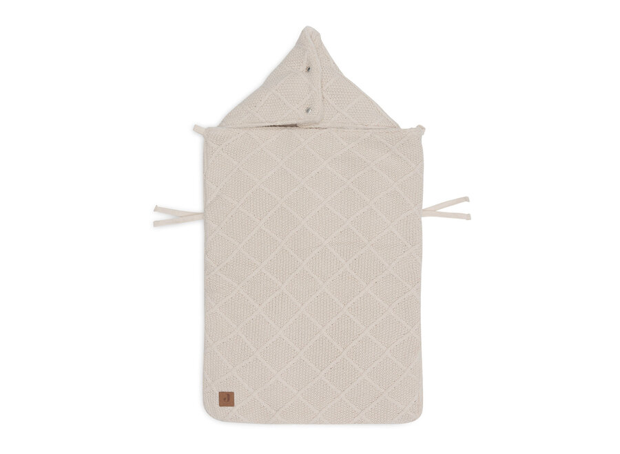 Voetenzak groep 0+ 3/5 punts Check Knit Oatmeal