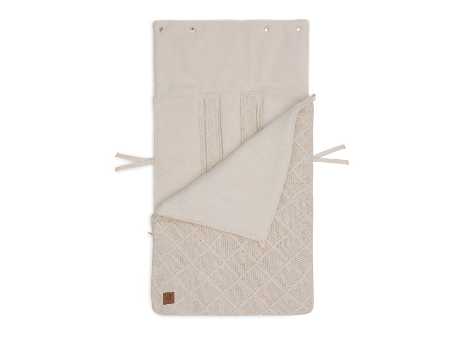Voetenzak groep 0+ 3/5 punts Check Knit Oatmeal