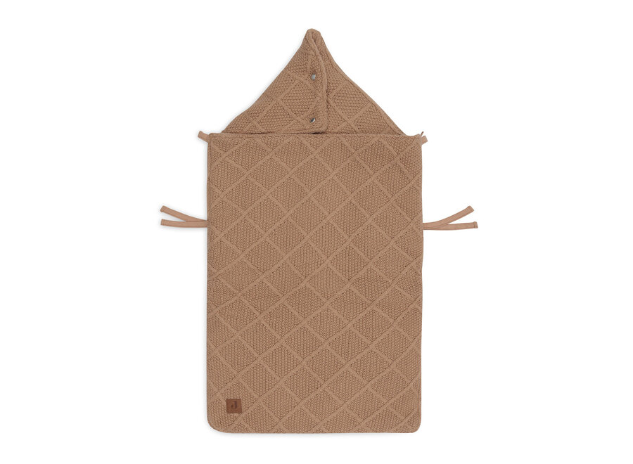 Voetenzak groep 0+ 3/5 punts Check Knit Biscuit