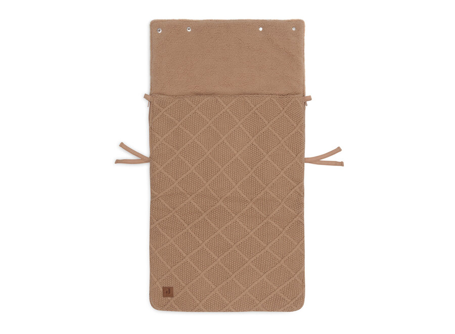 Voetenzak groep 0+ 3/5 punts Check Knit Biscuit