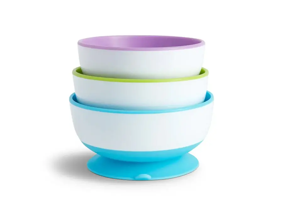 3pk Stay Put Suction Bowls