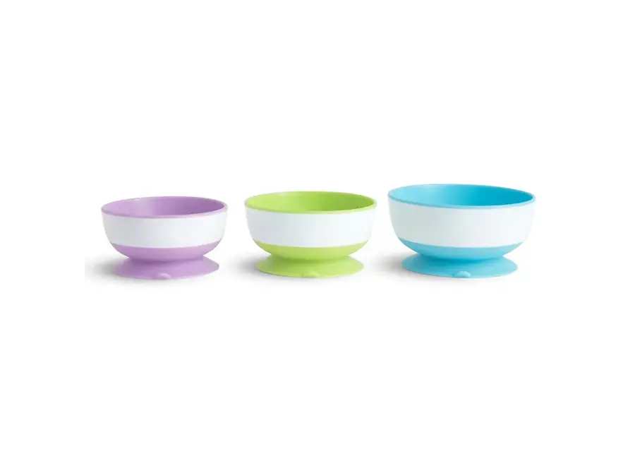 3pk Stay Put Suction Bowls