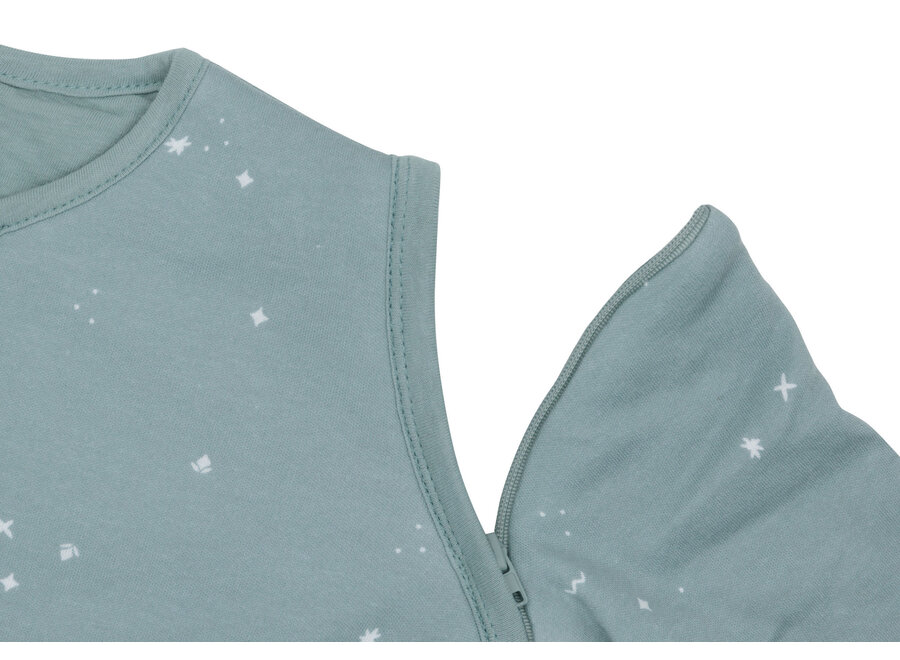 Slaapzak met afritsbare mouw 70cm Twinkling Sea Green