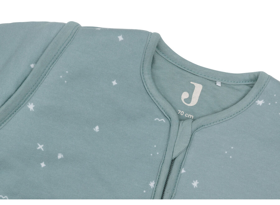 Slaapzak met afritsbare mouw 70cm Twinkling Sea Green