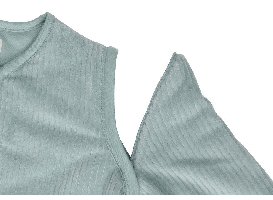 Slaapzak met afritsbare mouw 70cm Rib Sea Green