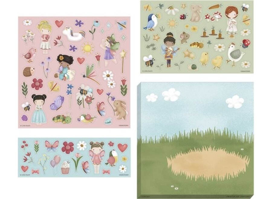 Sticker set Rosa & Friends