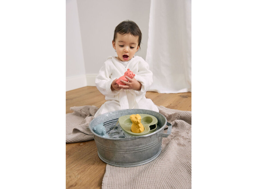 Boat toy set water friends olive