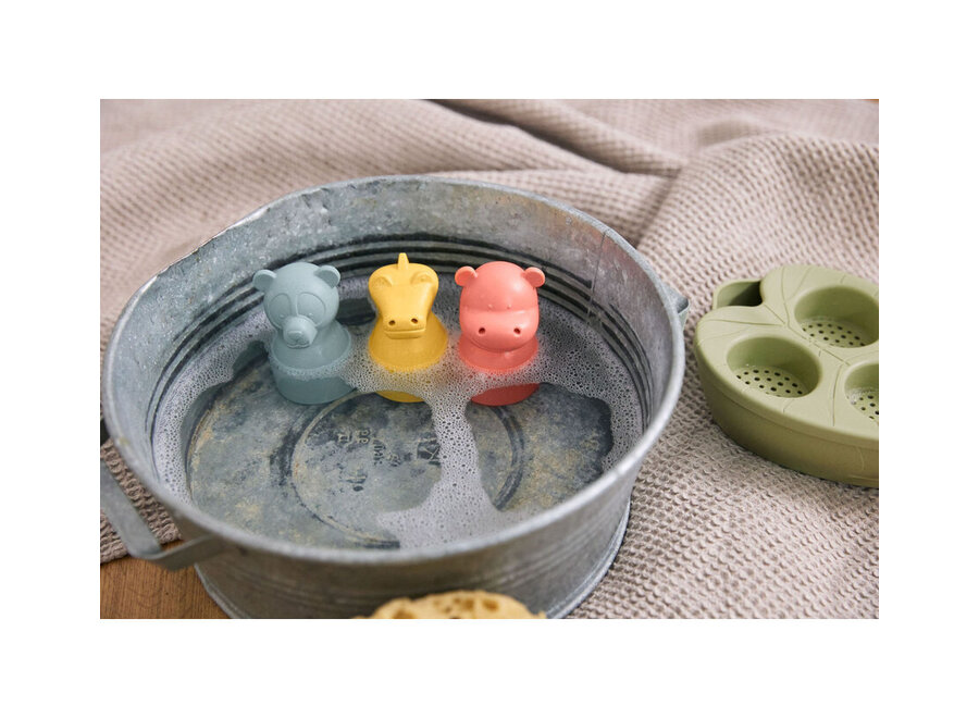 Boat toy set water friends olive