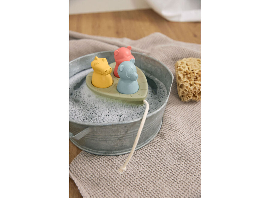 Boat toy set water friends olive