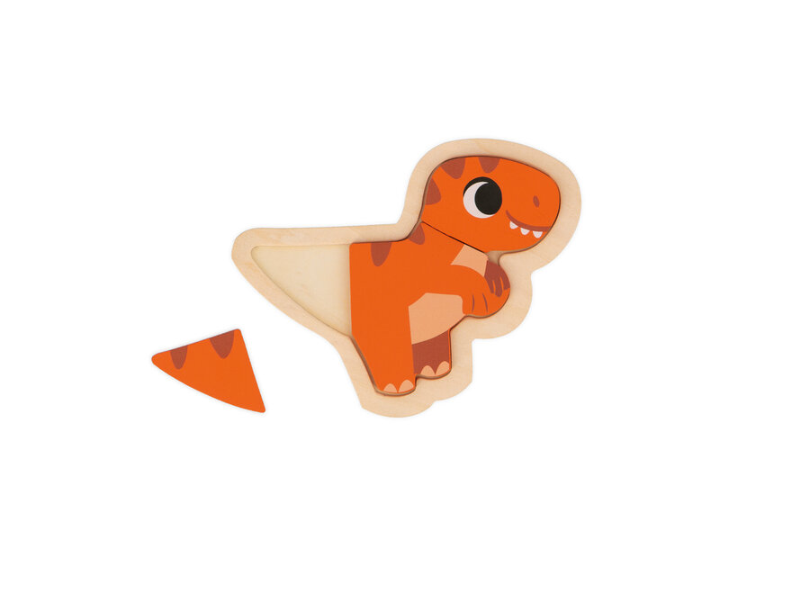 Dino - Puzzelset 4 moeilijkheden