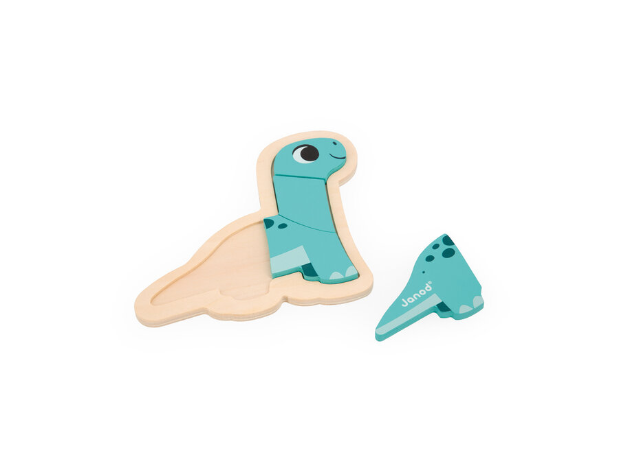 Dino - Puzzelset 4 moeilijkheden