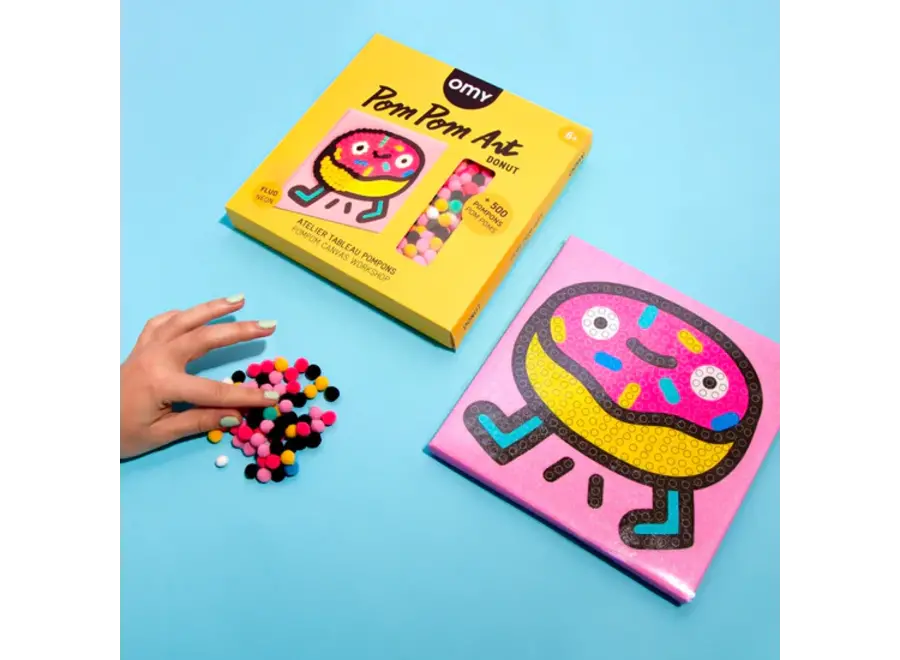 Pom Pom Art - Donut