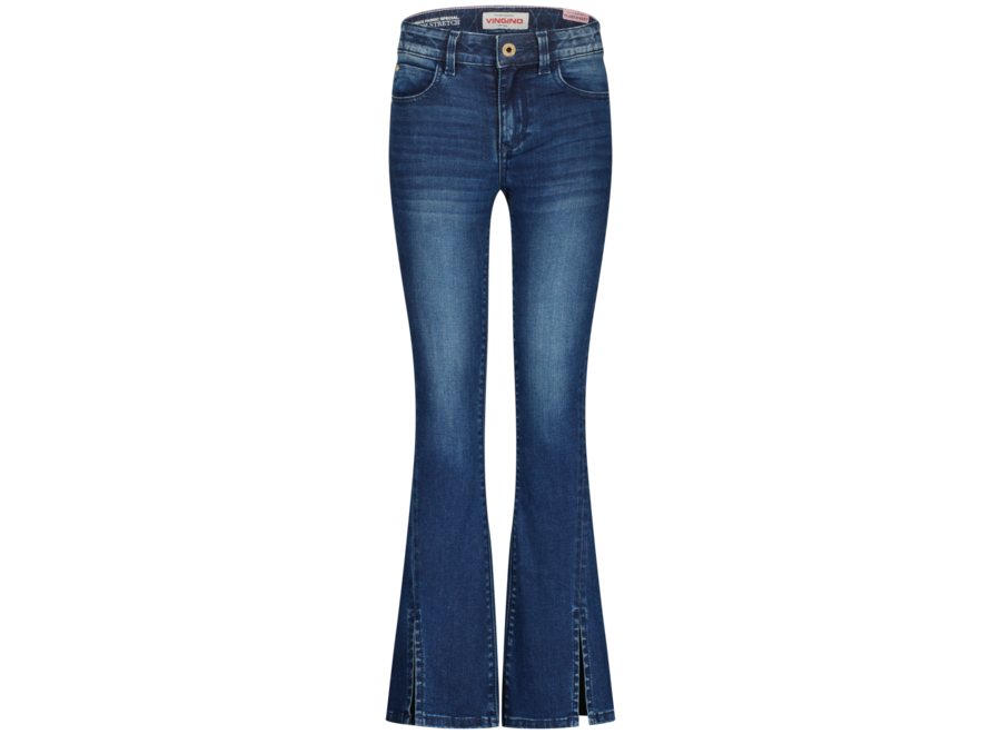 Meisjes Jeans Britte Split Flare H Waist
