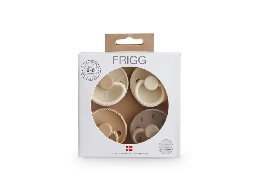 4-pack Spenen silicone T2 - Crystal Sparkle