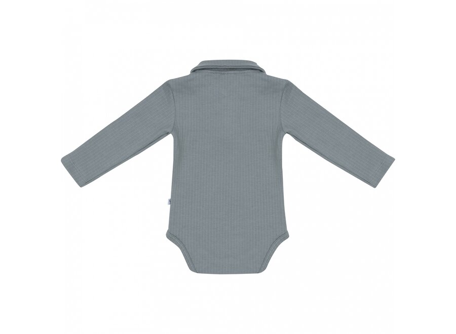 Baby Jongens Polobody Rib
