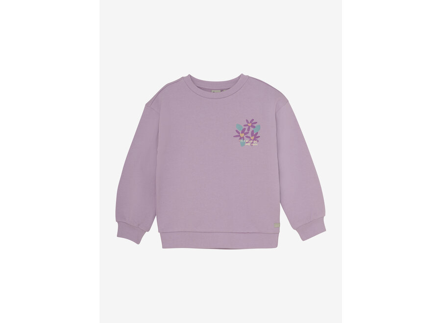 Meisjes Trui Flower Backprint
